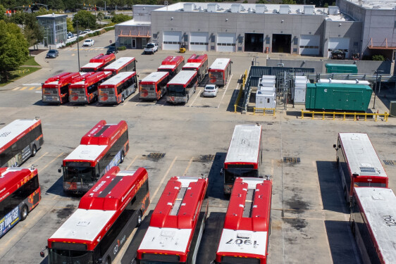 GoRaleigh - Bus outside 1