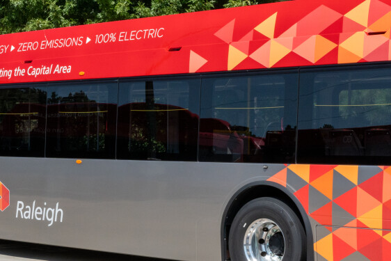 GoRaleigh - Bus outside 7