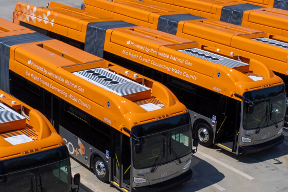 GoRaleigh - Bus outside 2